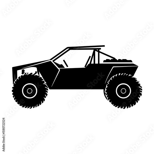 Sand buggy vector illustration isolated 