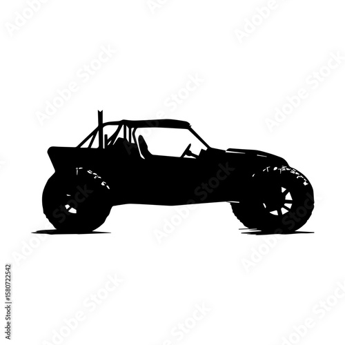 Sand buggy vector illustration isolated 