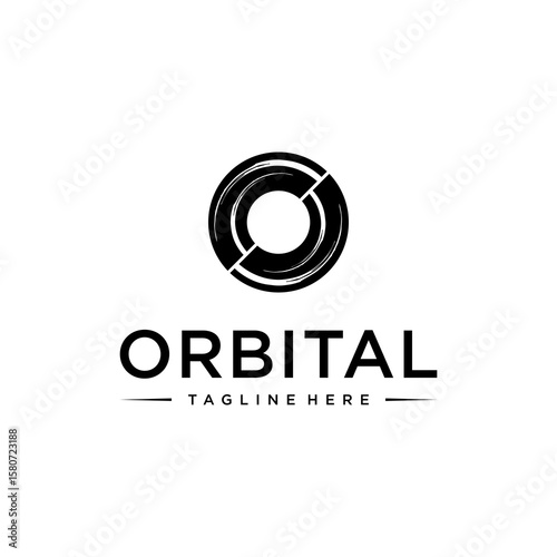 vector logo icon orbit