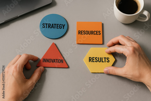 A thoughtful approach to strategic planning uses innovation and resource management to achieve measurable business results on a clean workspace