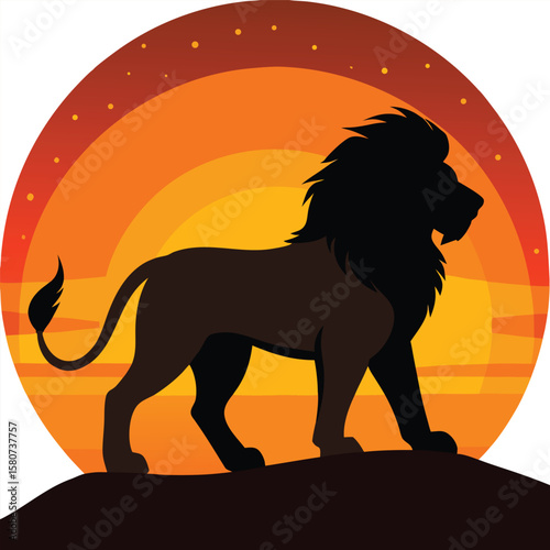 lion vector illustration