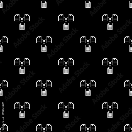 File Merge Icon Seamless Pattern M_2305001