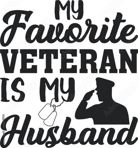 A Tribute to a Hero: A silhouette of a saluting veteran, adorned with dog tags, proclaims a heartfelt message of appreciation for their service and dedication. 