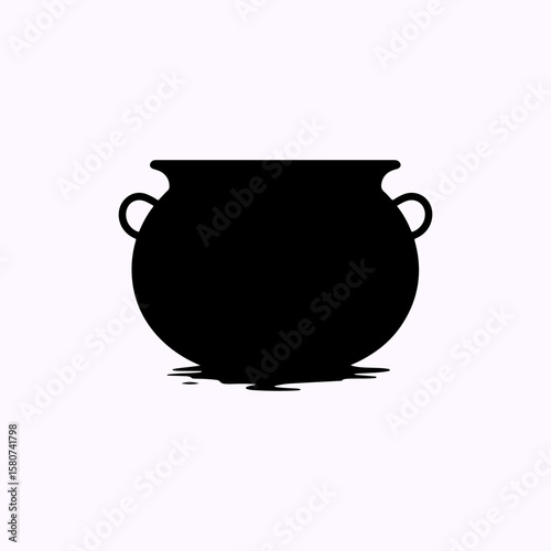 cauldron pot funny cauldron black graphic