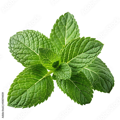 mint isolated on white background
