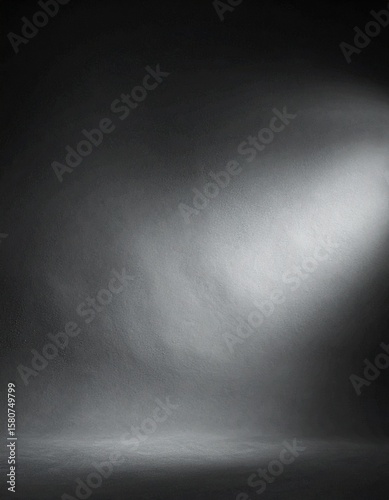 Soft Spotlight Gradient on Textured Monochrome Surface