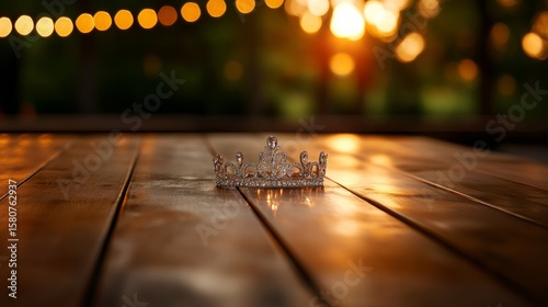 wedding crown and tiara for bride, elegant photography with natural light