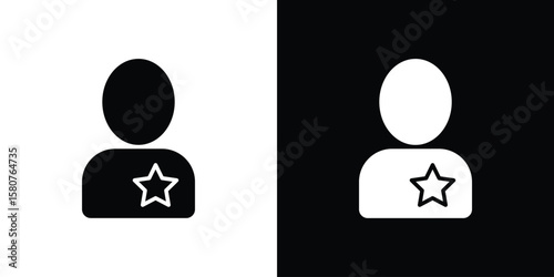 Good human icon design. Black flat style sign for mobile concept
