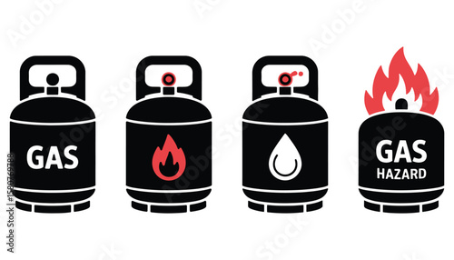 Gas Cylinder Warning Symbols