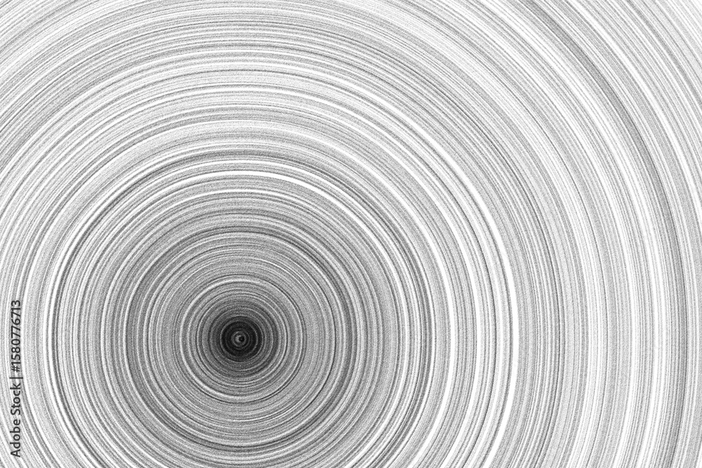 Fototapeta premium Black and white spiral abstract background with geometric swirl pattern