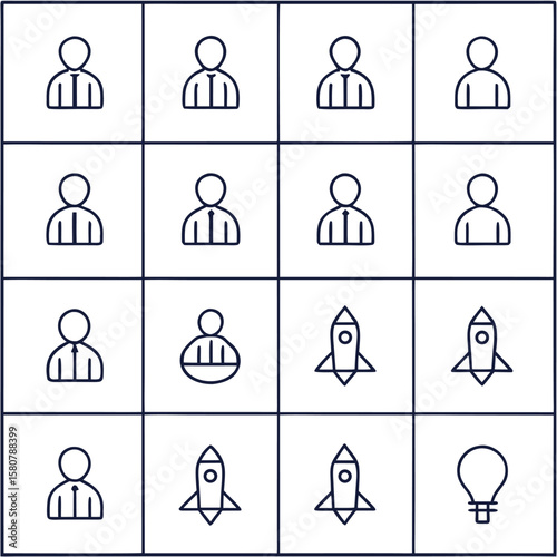 business people icons