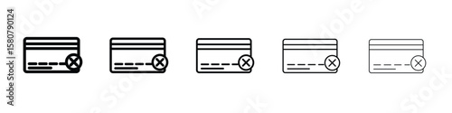 Credit limit icon symbol, logo illustration. Pixel perfect vector graphics