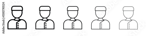 Concierge icon symbol, logo illustration. Pixel perfect vector graphics