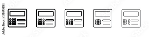 ATM machine icon symbol, logo illustration. Pixel perfect vector graphics