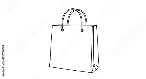 Minimalist Crossbody Bag Icon Set