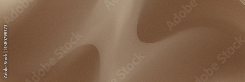 Dark brown gradient mesh bg with noise as a seamless pattern. Soft mocha mousse color abstract vector illustration with watercolor effect and texture.