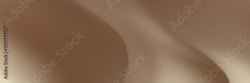 Dark brown gradient mesh bg with noise as a seamless pattern. Soft mocha mousse color abstract vector illustration with watercolor effect and texture.