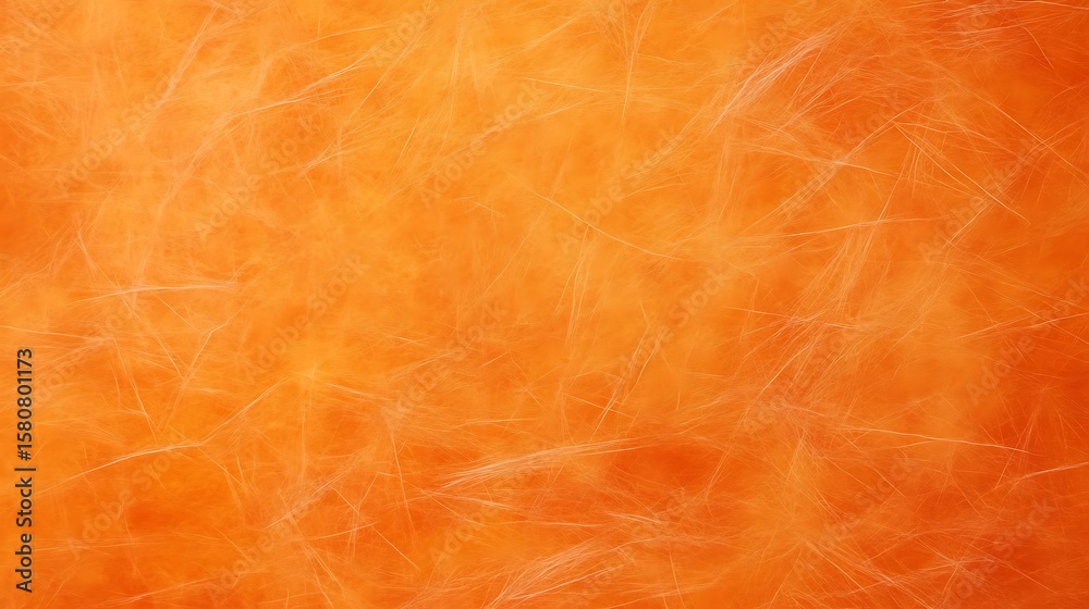 Obraz premium Energetic orange texture with subtle white filament details creates a warm abstract background
