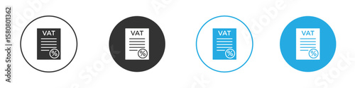 Value added tax VAT icon