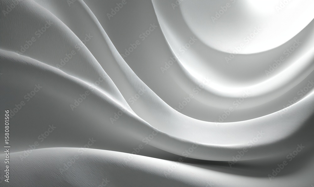Obraz premium Sleek and Modern Monochromatic Wave Pattern for High - End Design Projects