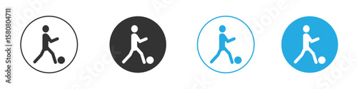 People playing Ball icon for web or mobile app. Simple flat designs