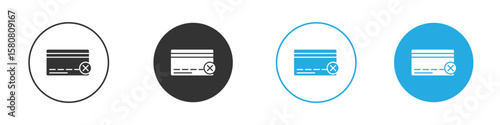 Credit limit icon for web or mobile app. Simple flat designs