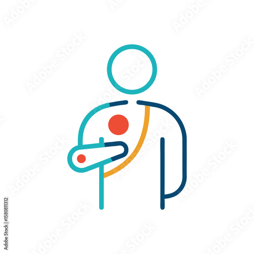 Arm Joint Mobility Physiotherapy Icon