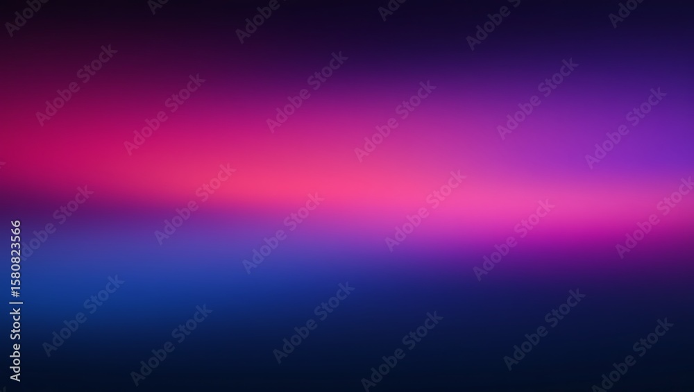 Fototapeta premium Vibrant gradient of pink and purple fading into deep blue abstract background