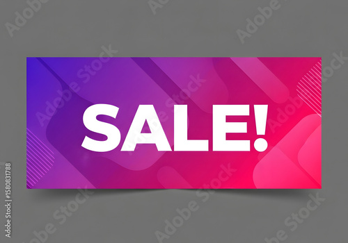 A red Sale tag, a powerful symbol of discount and retail, is designed as a captivating web button with 3D text, perfect for attracting buyers