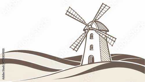 Geometric Minimalism is a clean visual style using simple shapes and limited colors to create modern, balanced compositions inspired by nature and abstract forms.