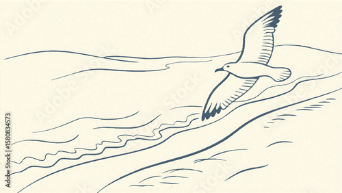 Geometric Minimalism is a clean visual style using simple shapes and limited colors to create modern, balanced compositions inspired by nature and abstract forms.