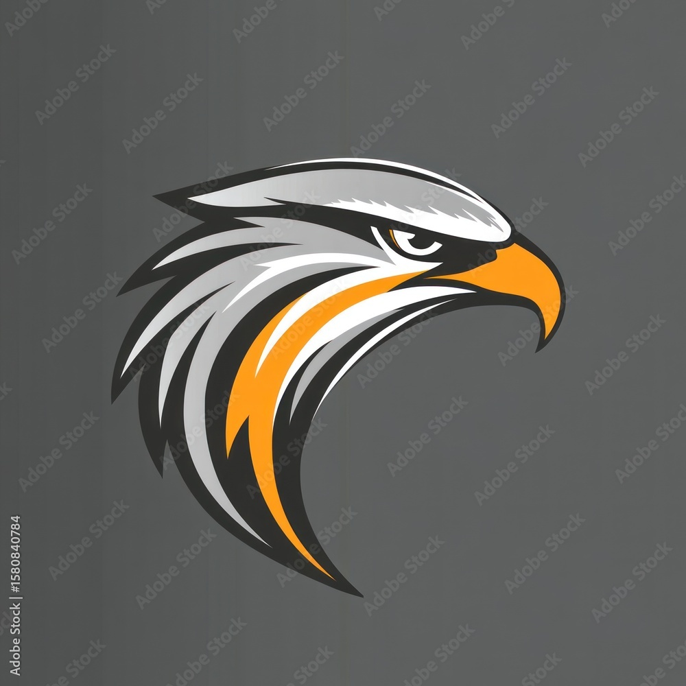 Obraz premium Eagle head graphic design (1)