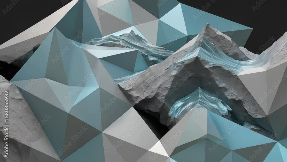Geometric in Monochrome: This highlights the abstract, structured forms and the black and white palette.