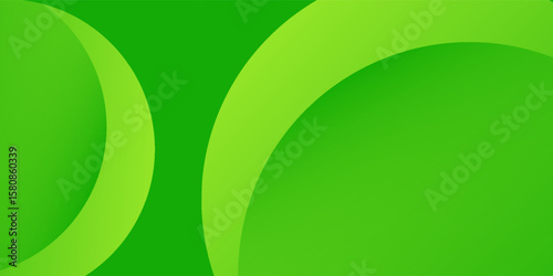 Abstract green circle background trendy. Fluid shapes composition. vector design concept design simple art modern good nice illustrations vector