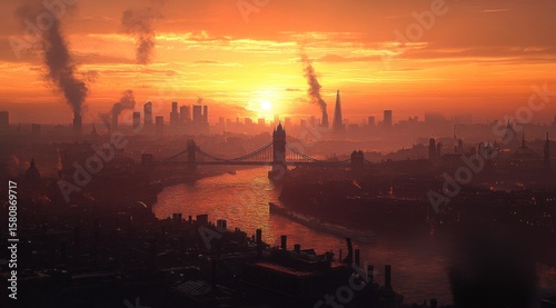 Industrial London Sunset (1)