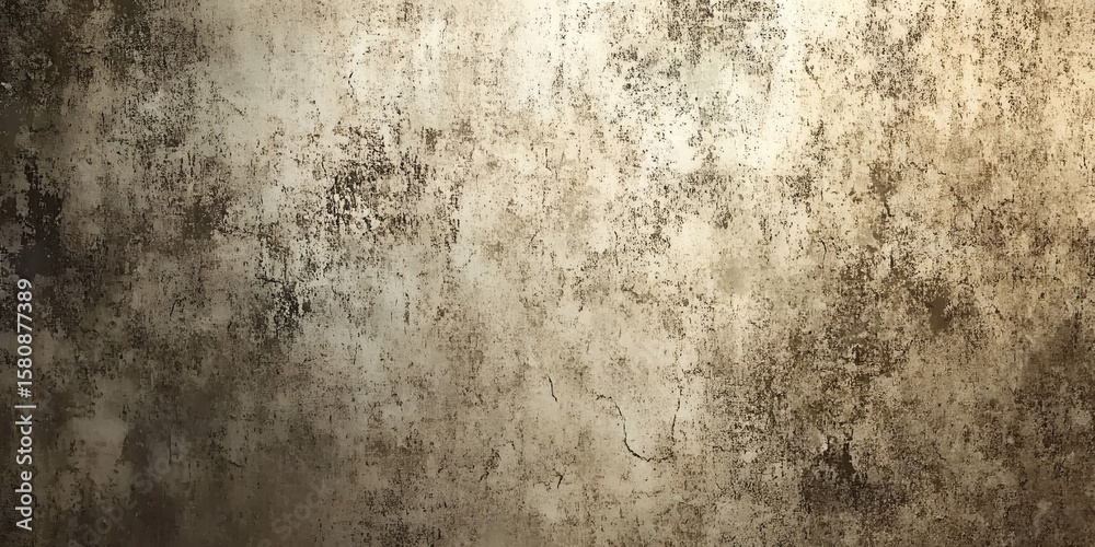 Fototapeta premium Grunge texture background Aged distressed wall surface with brown beige tones Old weathered concrete backdrop for design projects