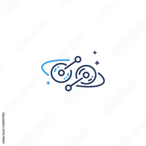 Quantum Entanglement Icon