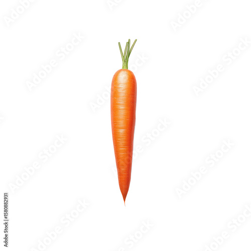 Fresh Carrot Isolated with Transparent Background