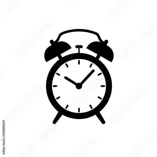 Classic Alarm Clock on the table