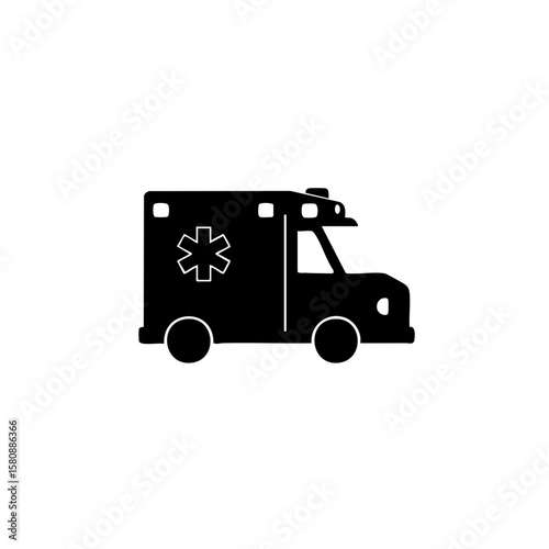 Ambulance silhouette.