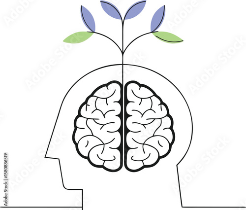 Commemorating world mental health awareness day on october tenth with a thoughtful and informative graphic design presentation