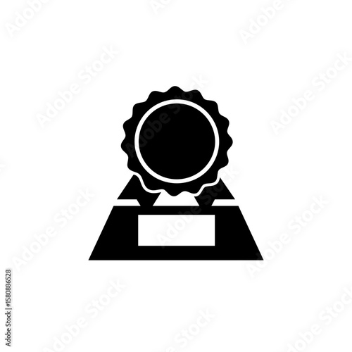 An elegant emblem of achievement.
