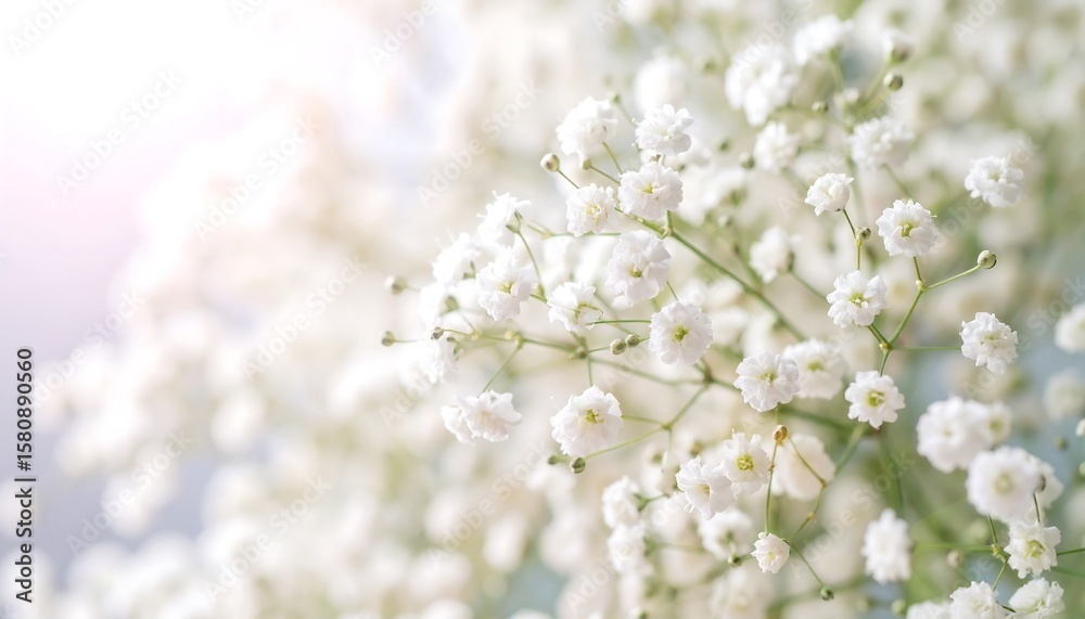Airy Baby’s Breath Blooms in Soft Light. Airy Baby’s Breath Blooms in Soft Light.