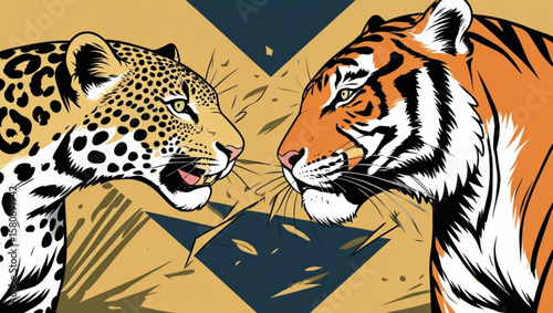 tiger in the jungle