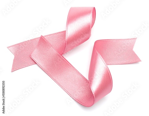 Pink ribbon, twisted