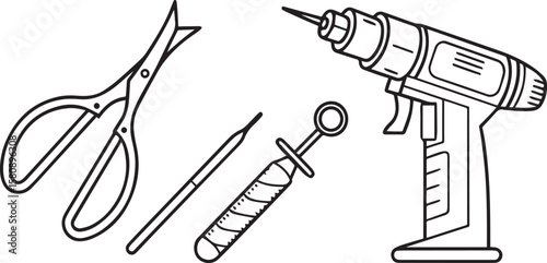 Doctor Essentials Line Vector Icons
