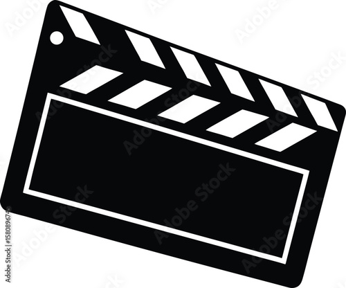 director s clapperboard on white background.eps