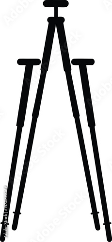 drywall stilts on white background.eps