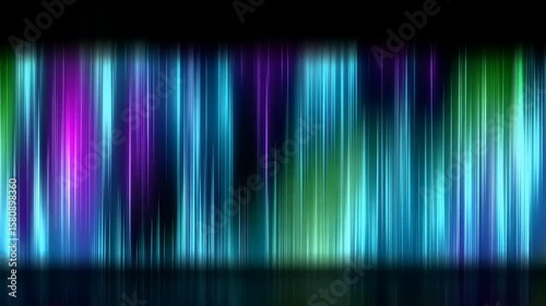 Abstract aurora borealis effect