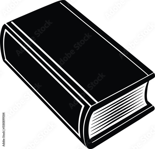 encyclopedia volume on white background.eps